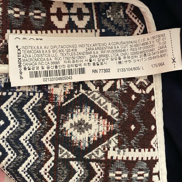 Zara Multicolor Patterned Blazer - Picture 10 of 10